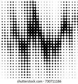 Grunge black and white dots texture background. Spotted vector Abstract Texture
