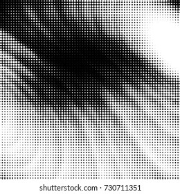Grunge black and white dots texture background. Spotted vector Abstract Texture
