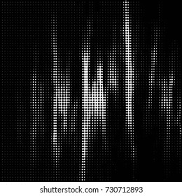 Grunge black and white dots texture background. Spotted vector Abstract Texture
