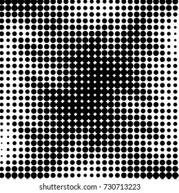 Grunge black and white dots texture background. Spotted vector Abstract Texture
