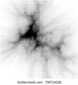 Grunge black and white dots texture background. Spotted vector Abstract Texture


