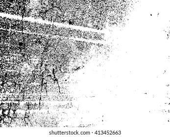Grunge Black and White Dusty Texture .Wall Background .Vector Illustration. Simply Place Texture over any Object to Create Distressed Effect .