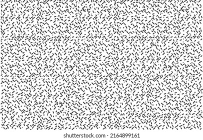 Grunge black and white lines and dots on a white background - Vector illustration.