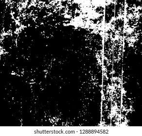 Grunge is black and white. Monochrome vector texture