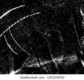 Grunge is black and white. Monochrome vector texture