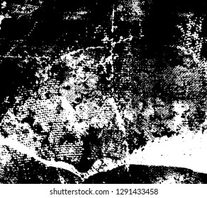 Grunge is black and white. Monochrome vector texture