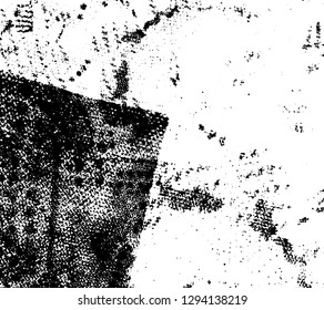 Grunge is black and white. Monochrome vector texture