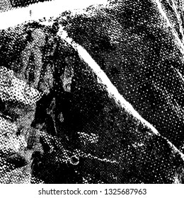 Grunge is black and white. Monochrome vector background. Dirty paint strokes. Dark texture of the old surface. Wall in spots, scuffs