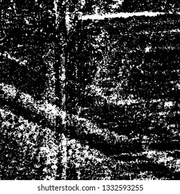 Grunge is black and white. Monochrome vector background. Dirty paint strokes. Dark texture of the old surface. Wall in spots, scuffs