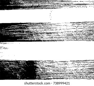 Grunge black white. Monochrome vector texture. The pattern of ink stains, cracks, fading. Overlay aged grainy messy template. Renovate wall scratched backdrop