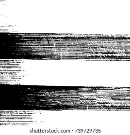 Grunge black white. Monochrome vector texture. The pattern of ink stains, cracks, fading. Overlay aged grainy messy template. Renovate wall scratched backdrop