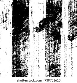 Grunge black white. Monochrome vector texture. The pattern of ink stains, cracks, fading. Overlay aged grainy messy template. Renovate wall scratched backdrop