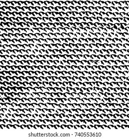 Grunge black white. Monochrome vector texture. The pattern of ink stains, cracks, fading. Overlay aged grainy messy template. Renovate wall scratched backdrop