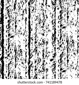 Grunge black white. Monochrome vector texture. The pattern of ink stains, cracks, fading. Overlay aged grainy messy template. Renovate wall scratched backdrop
