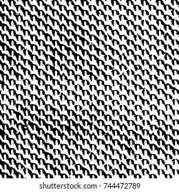 Grunge black white. Monochrome vector texture. The pattern of ink stains, cracks, fading. Overlay aged grainy messy template. Renovate wall scratched backdrop