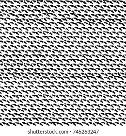 Grunge black white. Monochrome vector texture. The pattern of ink stains, cracks, fading. Overlay aged grainy messy template. Renovate wall scratched backdrop