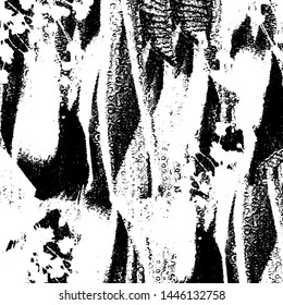 Grunge is black and white. The old surface is stained. Monochrome dirty background. The texture of the mud
