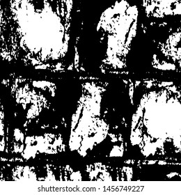 Grunge is black and white. The old surface is stained. Monochrome dirty background. The texture of the mud