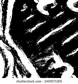 Grunge is black and white. The old surface is stained. Monochrome dirty background. The texture of the mud