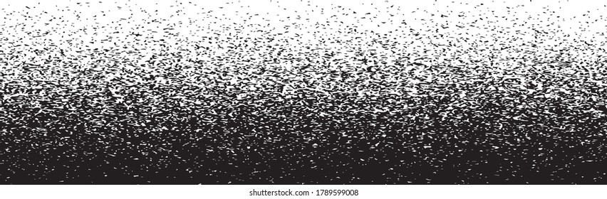 Grunge black and white panoramic background - Vector