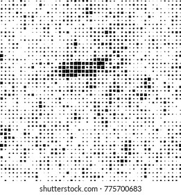 Grunge black and white pattern. Abstract monochrome vector background. Texture for print and design