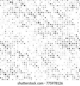 Grunge black and white pattern. Abstract monochrome vector background. Texture for print and design