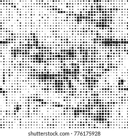 Grunge black and white pattern. Abstract monochrome vector background. Texture for print and design