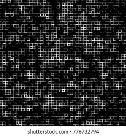 Grunge black and white pattern. Abstract monochrome vector background. Texture for print and design