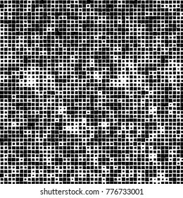 Grunge black and white pattern. Abstract monochrome vector background. Texture for print and design