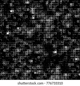 Grunge black and white pattern. Abstract monochrome vector background. Texture for print and design