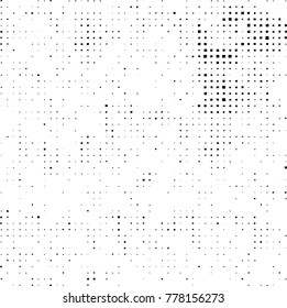 Grunge black and white pattern. Abstract monochrome vector background. Texture for print and design