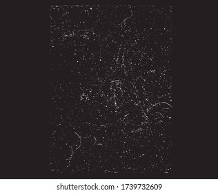  Grunge black and white pattern. Monochrome particles abstract texture. Background of cracks, effects old photo, chips, stains, ink spots, lines. Dark design background surface.  effects Gray printing