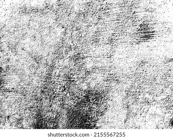  Grunge black and white pattern. Monochrome particles abstract texture. Background of cracks, scuffs, chips, stains, ink spots, lines. Dark design background surface.