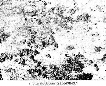  Grunge black and white pattern. Monochrome particles abstract texture. Background of cracks, scuffs, chips, stains, ink spots, lines. Dark design background surface.