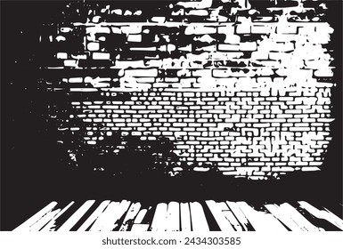 Grunge patrón blanco y negro. Partículas monocromas textura abstracta.