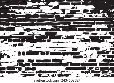 Grunge black and white pattern. Monochrome particles abstract texture.