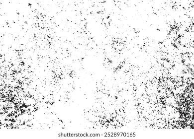 Grunge patrón blanco y negro. Textura abstracta de partículas monocromáticas. Fondo de grietas, rasguños, astillas, manchas, manchas de tinta, líneas. Superficie de fondo de diseño oscuro. Elemento de impresión gris
