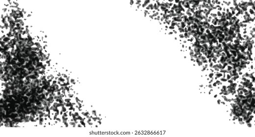 Grunge patrón blanco y negro. Textura abstracta de partículas monocromáticas. Fondo de grietas, rasguños, astillas, manchas, manchas de tinta, líneas. Superficie de fondo de diseño oscuro. Elemento de impresión gris