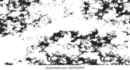 Grunge black and white pattern. Monochrome particles abstract texture. futuristic technology concept