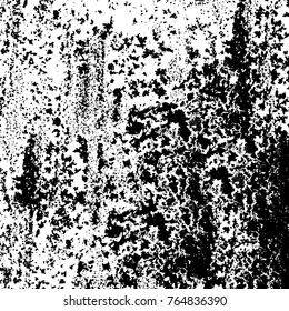 Grunge black and white pattern vector. Abstract background monochrome. Elements cracks, scuffs, chips, lines, spots ink for printing of business cards, stickers, business cards, posters and design