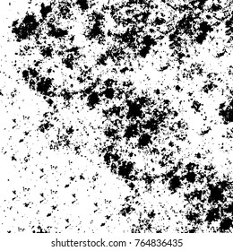 Grunge black and white pattern vector. Abstract background monochrome. Elements cracks, scuffs, chips, lines, spots ink for printing of business cards, stickers, business cards, posters and design