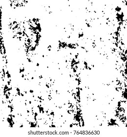 Grunge black and white pattern vector. Abstract background monochrome. Elements cracks, scuffs, chips, lines, spots ink for printing of business cards, stickers, business cards, posters and design