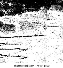 Grunge black and white pattern vector. Abstract background monochrome. Elements cracks, scuffs, chips, lines, spots ink for printing of business cards, stickers, business cards, posters and design