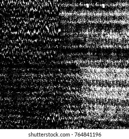 Grunge black and white pattern vector. Abstract background monochrome. Elements cracks, scuffs, chips, lines, spots ink for printing of business cards, stickers, business cards, posters and design