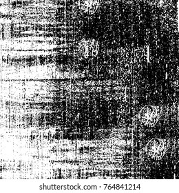 Grunge black and white pattern vector. Abstract background monochrome. Elements cracks, scuffs, chips, lines, spots ink for printing of business cards, stickers, business cards, posters and design