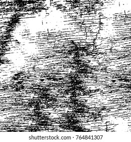 Grunge black and white pattern vector. Abstract background monochrome. Elements cracks, scuffs, chips, lines, spots ink for printing of business cards, stickers, business cards, posters and design
