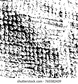 Grunge black and white pattern vector. Abstract background monochrome. Elements cracks, scuffs, chips, lines, spots ink for printing of business cards, stickers, business cards, posters and design