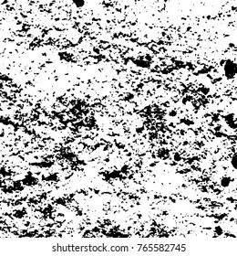 Grunge black and white pattern vector. Abstract background monochrome. Elements cracks, scuffs, chips, lines, spots ink for printing of business cards, stickers, business cards, posters and design