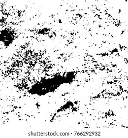 Grunge black and white pattern vector. Abstract background monochrome. Elements cracks, scuffs, chips, lines, spots ink for printing of business cards, stickers, business cards, posters and design