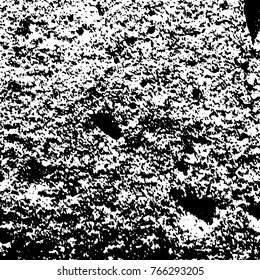 Grunge black and white pattern vector. Abstract background monochrome. Elements cracks, scuffs, chips, lines, spots ink for printing of business cards, stickers, business cards, posters and design